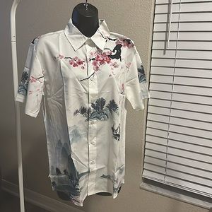 Cherry blossom button down